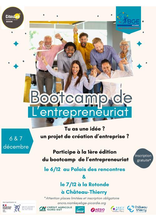 Action BGE Picardie / Bootcamp de l'entrepreneuriat