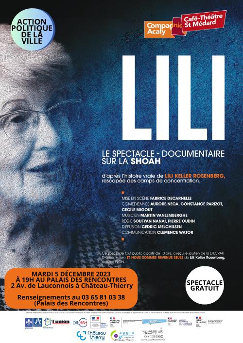 Spectacle-Documentaire sur la Shoah : "Lili"