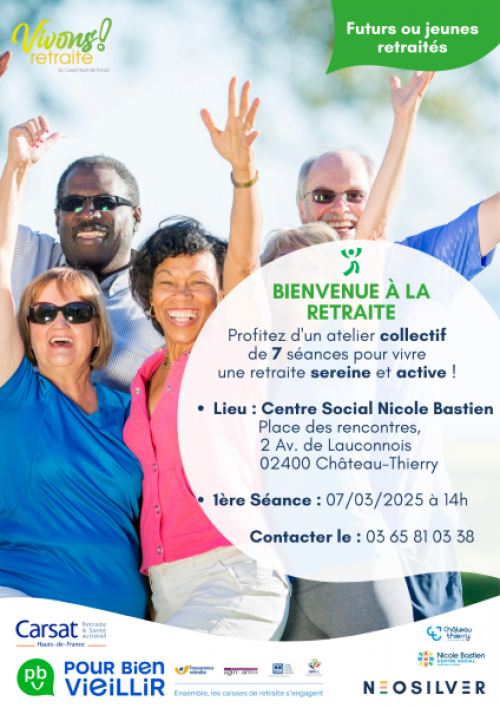 Bienvenue à la retraite - atelier collectif