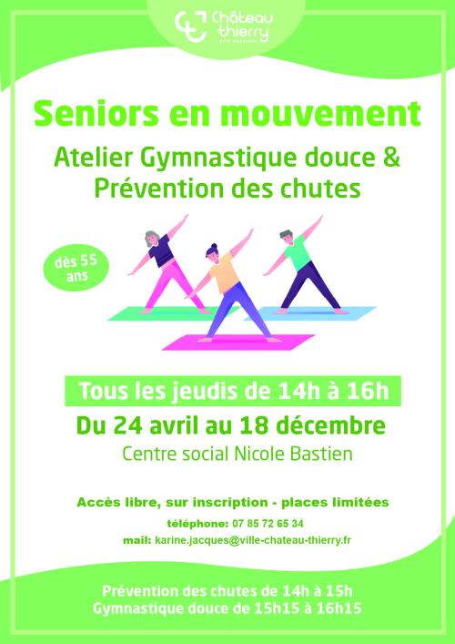 Séniors en mouvement : Atelier Gymnastique douce et Prévention des chutes