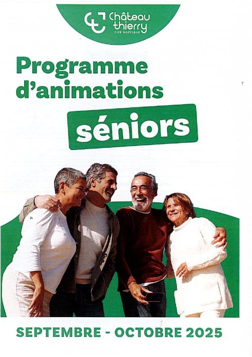 Programme d'animations séniors
