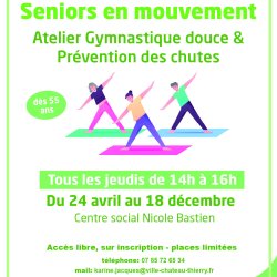 Séniors en mouvement : Atelier Gymnastique douce et Prévention des chutes