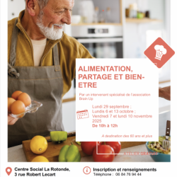 Ateliers « Bien vieillir » avec l’association Brain Up - La Rotonde